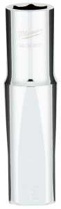 SOCKET DEEP CHROME 1/2INX13MM 
