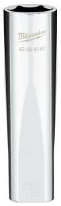 SOCKET DEEP CHROME 1/2INX16MM 