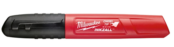 Milwaukee INKZALL Series 48-22-3130 Permanent Marker, 13/64 in Tip, Black