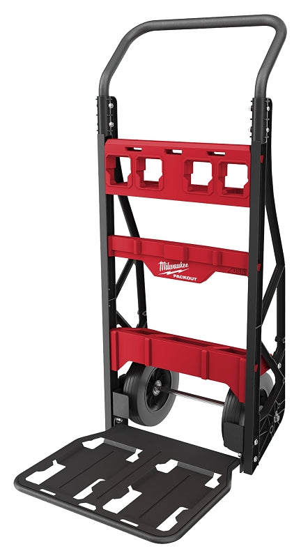 Milwaukee PACKOUT 48-22-8415 Wheel Cart, 400 lb, 2-Wheel, No-Flat Wheel, Steel