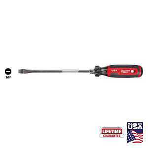 SCREWDRIVER SLOTTED 3/8 X 8IN 