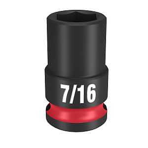 SOCKET 6 POINT STD 3/8X7/16IN 