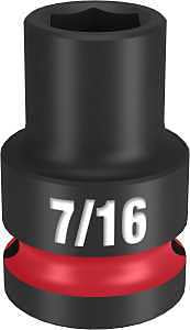 SOCKET 6 POINT STD 1/2X7/16IN 