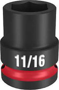 SOCKET 6 POINT STD 1/2X11/16IN