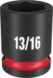 SOCKET 6 POINT STD 1/2X13/16IN
