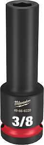 SOCKET 6 POINT DEEP 1/2X3/8IN 