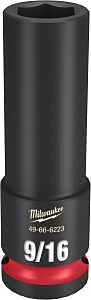 SOCKET 6 POINT DEEP 1/2X9/16IN