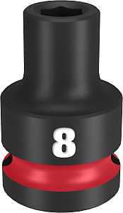 SOCKET 6 POINT STD 1/2IN X 8MM