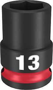 SOCKET 6 POINT STD 3/8INX13MM 
