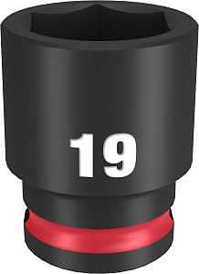 SOCKET 6 POINT STD 3/8INX19MM 