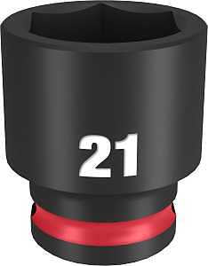 SOCKET 6 POINT STD 3/8INX21MM 