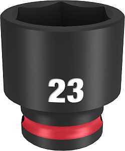 SOCKET 6 POINT STD 3/8INX23MM 