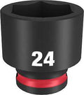 SOCKET 6 POINT STD 3/8INX24MM 