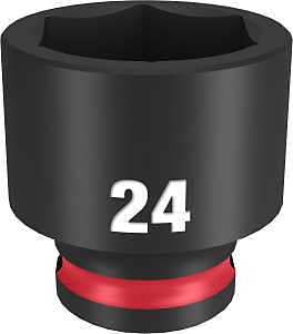 SOCKET 6 POINT STD 3/8INX24MM 