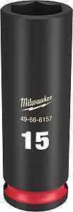 SOCKET 6 POINT DEEP 3/8INX15MM