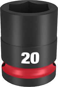 SOCKET 6 POINT STD 1/2INX20MM 