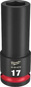 SOCKET 6 POINT DEEP 1/2INX17MM