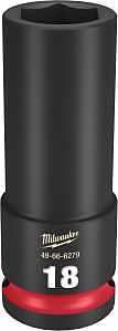 SOCKET 6 POINT DEEP 1/2INX18MM