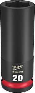 SOCKET 6 POINT DEEP 1/2INX20MM