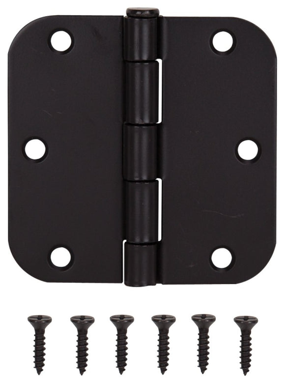 ProSource 20347ORX Door Hinge, 3-1/2 in H Door Leaf, 3-1/2 in W Door Leaf, 2.2 mm Thick Door Leaf, 3-1/2 x 3-1/2 in