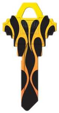 SC1-18 KEYBLANK FLAMES        