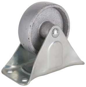 CASTER RIGID 4IN STL/ZINC     