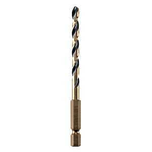 DRILL BIT BLACK & GOLD 13/64IN