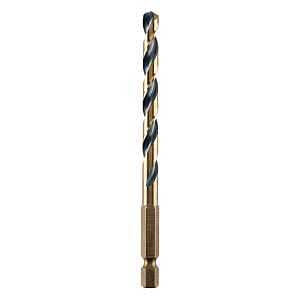 DRILL BIT BLACK & GOLD 1/4IN  