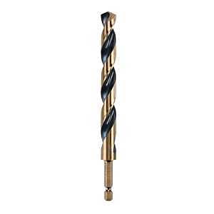 DRILL BIT BLACK & GOLD 1/2IN  