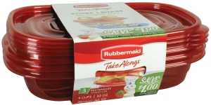 CONTAINER STOR FOOD RECT 4CUP 