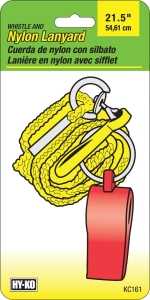 LANYARD WHISTLE NYLON 21IN    