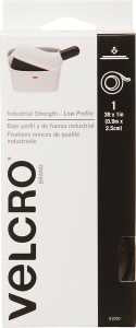 FASTENER VELCRO TAPE 3FT BLACK