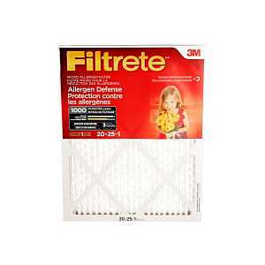 FILTER AC MICRO 20X25X1IN     