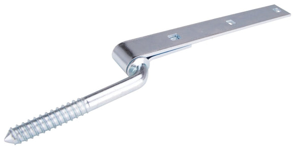 ProSource LR-089PS Hook/Strap Hinge, 4 mm Thick Leaf, 1-1/4 in H Frame Leaf, 9-3/4 in W Frame Leaf, 5/8 in D, Steel