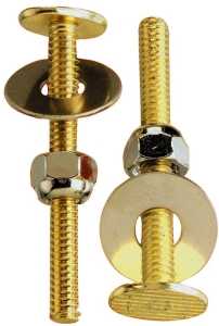TOILET BOLT SET 1/4-20X2-1/2  