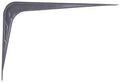 BRACKET SHELF 6INX8IN GRAY    