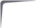 BRACKET SHELF 8INX10IN GRAY   