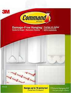 PICTURE HANGING KIT WHITE     