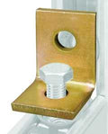 ANGLE FITTING 90 DEG GOLD/GALV