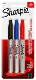 MARKER PERMNT FN PT ASST 3PK  