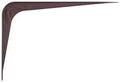 BRACKET SHELF CHOCOLATE 6X8IN 