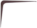 BRACKET SHELF CHOCOLATE 8X10IN