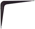BRACKET SHELF BLACK 4X5 IN    
