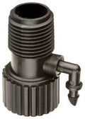 ADAPTER RISER F/DRIP BLK 0.5IN