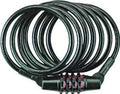 LOCK CABLE CMBO BLK 4FTX5/16IN