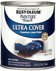 PAINT ACRYLIC GLOSS NVY BLU QT