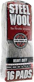 PAD STEEL WOOL 4 EXTRA COARSE 