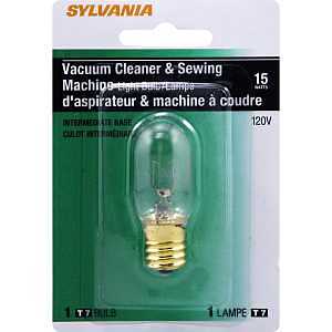 BULB APPL 15W 120V CLR INTERBS