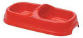 DOUBLE DINER PLASTIC BLUE MED 