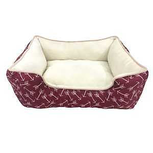 CUDDLER BED RED ARROW PRT 19IN